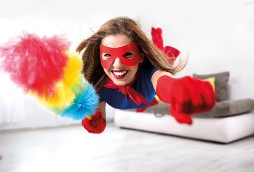 superwomen sprzatanie