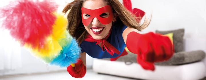 superwomen sprzatanie